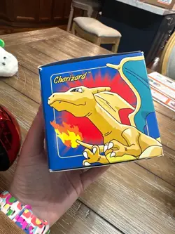 23K Gold Plated CHARIZARD Trading Card 1999 Burger King Pokemon Ball - Image 5
