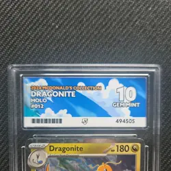 Dragonite 12/15 ACE Graded GEM MINT 10 | Promo Pokemon Card | McDonald's 2024 - Image 2