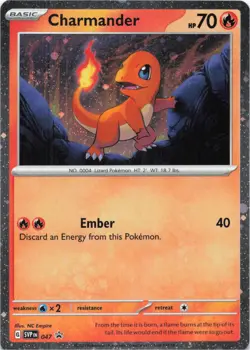 Pokemon - Charmander - (Cosmos Holo) #47 - SV: Scarlet & Violet Promo Cards Holo - Image 1