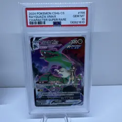 Pokemon TCG CS4bC CSR Rayquaza VMAX Holo Sword&Shield 156/132, S-Chinese Psa 10 - Image 1