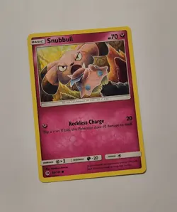 Pokemon Snubbull 90/149 Fairy Energy Retired 2017 TCG ENG Sun & Moon Unplayed - Image 1
