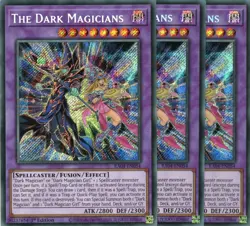 yugioh 3x The Dark Magicians RA04-EN054 SECRET RARE ENGLISCH - Image 1