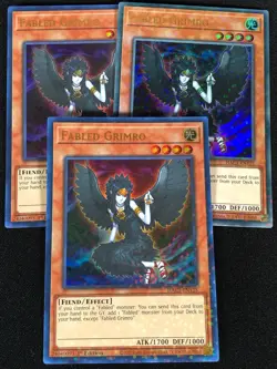 Yugioh Fabled Grimro HAC1-EN125 1st ULTRA x3 (NM) - Image 1