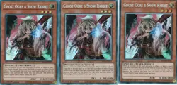 yugioh 3x Ghost Ogre & Snow Rabbit RA04-EN015 Collectors Rare ENGLISCH - Image 1