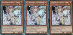 yugioh 3x Ash Blossom & Joyous Spring RA04-EN025 Collectors Rare ENGLISCH - Image 1