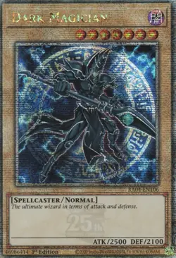 yugioh DARK MAGICIAN RA04-EN106 Quarter Century Secret Rare ENGLISCH. - Image 1
