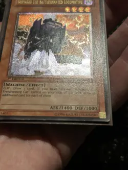 Yugioh 3x Dekoichi The Battlechanted Locomotive Ultimate Rare (1x First Ed) - Image 5