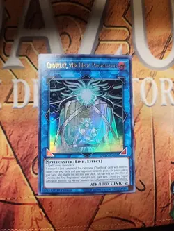 Crowley, the First Propheseer DUPO-EN028 Ultra Rare 1st Ed NM Yugioh - Image 1