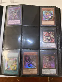 yugioh cards lot with binder - Image 1