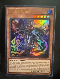 Yu-Gi-Oh! TCG K9-04 Noroi DOOD-EN025 Ultra Rare NM - Image 1