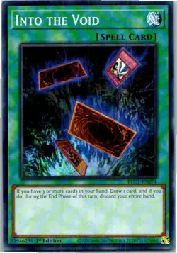Into The Void BLC1-EN074 Yu-Gi-Oh! Light Play 1st Edition - Image 1