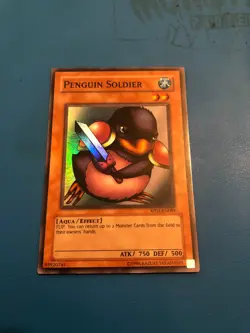 YUGIOH Super Rare Penguin Soldier RP01-EN089 - Image 1