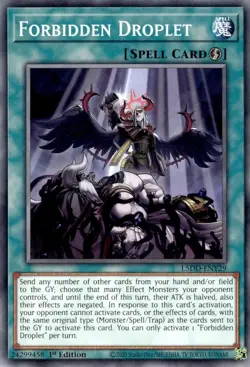 Forbidden Droplet PRESALE Legendary 5d's Yusei Deck Yu-Gi-Oh! 11/21 - Image 1