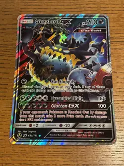 Pokemon TCG Guzzlord 63a/111 Jumbo Card Holo Black Star Promo - Image 1