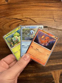 SVP 046 047 048 Pokemon 151 Promo 3 Card Set NM Charmander Squirtle Bulbasaur - Image 1