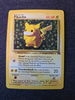 Surfing Pikachu #28, Pikachu 1, 27, 4 - Wizards Black Star Promo Pokemon Cards - Image 3