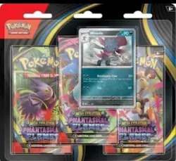 Pokemon Trading Card Game Phantasmal Flames Three-Booster Blister PRE SALE - Image 1