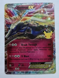 Xerneas EX 97/146 Celebrations Classic Collection 25th Pokemon Card LP - Image 1