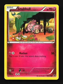 Snubbull 68/124 LP Fates Collide English Pokemon Card TCG - Image 1