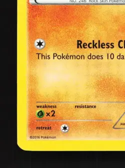 Larvitar 40/124 LP Fates Collide English Pokemon Card TCG - Image 2