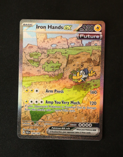 Pokemon Card TCG - Iron Hands EX 248/182 - Paradox Rift - SIR - NM ⭐⭐ - Image 1