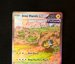 Pokemon Card TCG - Iron Hands EX 248/182 - Paradox Rift - SIR - NM ⭐⭐ - Image 2