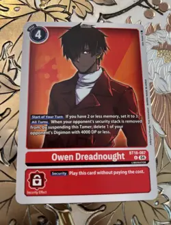 Digimon Card Game Owen Dreadnought BT18-087 U Release Special Booster 2.0 - Image 1