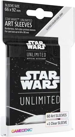 GAMEGENIC Star Wars: Unlimited Art Sleeves - CARD BACK WHITE - Image 1