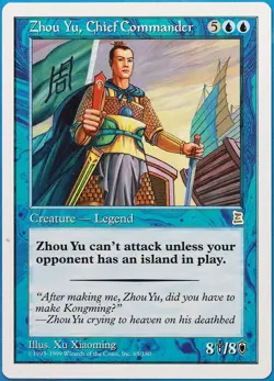 Zhou Yu, Chief Commander Portal Three Kingdoms PLD Rare CARD (479758) ABUGames - Image 1