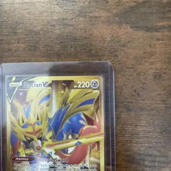Zacian V - 211/202 - Pokemon Sword & Shield Base Set Secret Rare Card NM - Image 2