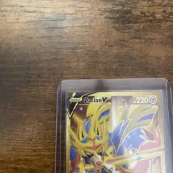 Zacian V - 211/202 - Pokemon Sword & Shield Base Set Secret Rare Card NM - Image 3