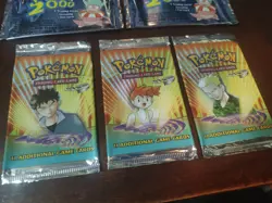 Misty brock Lt Surge Gym Heroes wrapper Pokemon Pokemon 2000 NO cards empty - Image 2