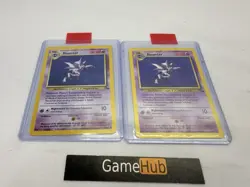 WOTC Pokemon TCG Haunter Fossil Holo & Non Holo 1995,96,97 Base Set Rare 2 Cards - Image 2
