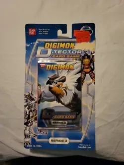 Digimon D-Tector Card Game Series 3 Blister Pack New Sealed Bandai 2003 - Image 1