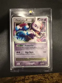 Pokemon Mewtwo TCG LV.X Holo Card 144/146 Legends Awakened - Image 1
