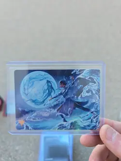 Waterbender's Ascension Gold Stamped Art Card - Image 1