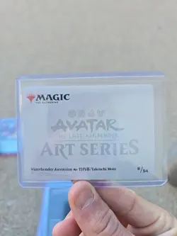 Waterbender's Ascension Gold Stamped Art Card - Image 2