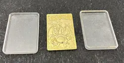 POKEMON Charizard 23k Gold Plated Card Vintage 1999 Burger King Promo - Image 5