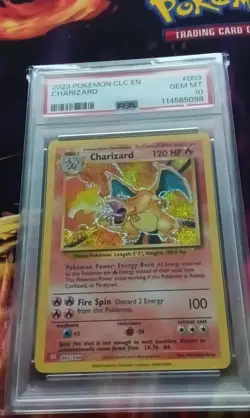 2023 POKEMON CLC-TRADING CARD GAME CLASSIC #003 CHARIZARD PSA 10 - Image 1