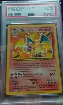 2023 POKEMON CLC-TRADING CARD GAME CLASSIC #003 CHARIZARD PSA 10 - Image 2