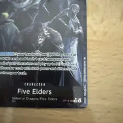 One Piece Card Game - Five Elders - OP13-082 SR - Alt Art - English - Image 4