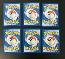 Pokemon Gym Heroes Complete Energy Card Set - 6 Cards - Image 2