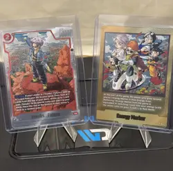 Trunks SB02-010 Alt Art + Gold E-84 Energy Marker - Dragon Ball Super Card Game - Image 1