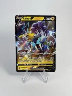 Pokemon TCG - Raikou V Holo - 048/172 - Brilliant Stars - NM Card - Image 1