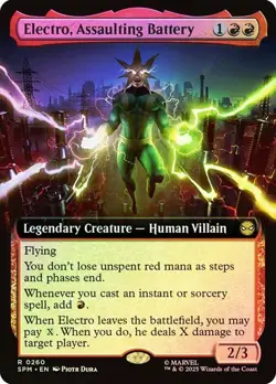 Electro, Assaulting Battery (Extended Art) Marvel's Spider-Man Magic Magic Foil - Image 1