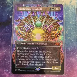 Brightglass Gearhulk (FOIL) x1 - MTG Aetherdrift DFT #348 - Image 1