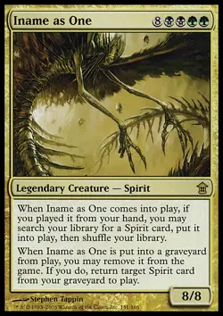 MTG Magic the Gathering Iname as One (151/170) Saviors of Kamigawa MP - Image 1
