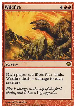 MTG Magic the Gathering Wildfire (228/359) Ninth Edition HP - Image 1