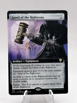 Gavel of the Righteous 183 Extended Art Streets of New Capenna NCC MTG NM - Image 1