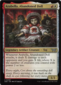 Arabella, Abandoned Doll U Duskmourn: House of Horror 208 NM MTG - Image 1